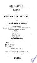 Gramatica elemental de la lengua castellana