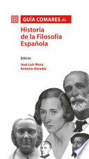 Guía Comares de Historia de la Filosofía Española