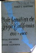 Guía familiar de Baja California, 1700-1900