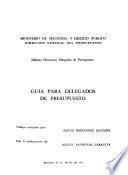 Guía para delegados de presupuesto