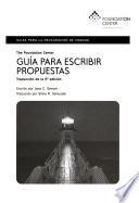 Guía para escribir propuestas