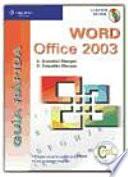 Guía rápida Word Office 2003