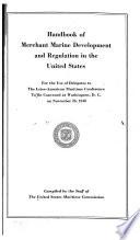 Handbook of Merchant Marine Development and Regulation in the United States