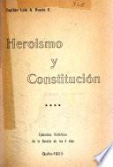 Heroismo y constitución
