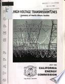 High-voltage Transmission Lines