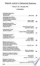 Hispanic Journal of Behavioral Sciences