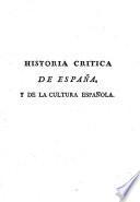 Historia critica de España, y de la cultura española: España restauradora. 1805