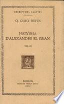 Història d'Alexandre el Gran, vol. III i últim: llibres VIII-X