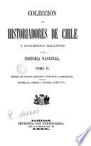 Historia de Chile desde su descubrimiento hasta el año de 1575