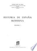Historia de España moderna.-v.2. Historia de España contemporánea