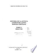 Historia de la antigua literatura latina hispano-cristiana