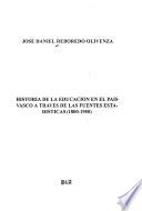 Historia de la educación en el País Vasco a través de las fuentes estadísticas, 1800-1950