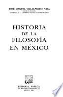 Historia de la filosofía en México