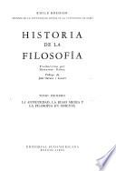 Historia de la filosofía