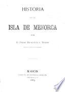 Historia de la isla de Menorca