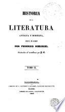 Historia de la literatura antigua y moderna