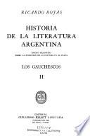 Historia de la literatura argentina