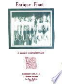Historia de la literatura boliviana