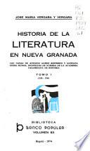 Historia de la literatura en Nueva Granada: 1538-1790