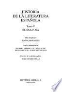 Historia de la literatura española: El siglo XIX