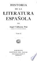 Historia de la literatura española
