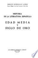 Historia de la literatura española