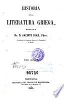 Historia de la literatura griega
