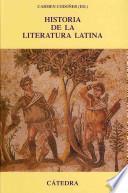 Historia de la literatura latina / History of Latin Literature