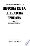 Historia de la literatura peruana: Inca y quechua