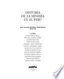 Historia de la minería en el Perú