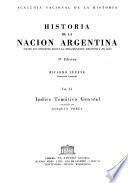 Historia de la nación argentina : desde los origenes hasta la organización definitiva en 1862