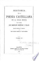 Historia de la poesía castellana en la edad media