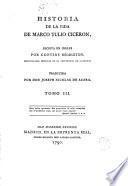 Historia de la vida de Marco Tulio Ciceron