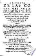Historia de las cosas mas notables, ritos y costumbres del gra[n] regno de la China