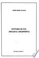 Historia de los apellidos argentinos