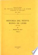Historia del Nuevo Reino de León (1577-1723).