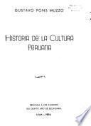Historia del Perú para el 1. [al 5.] año de educación secundaria: Historia de la cultura peruana