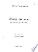 Historia del Perú para el 1. [al 5.] año de educación secundaria: La cultura autoctona