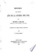 Historia del primer año de la guerra del sur
