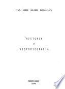 Historia e historiografía