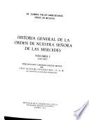 Historia general de la Orden de Nuestra Señora de las Mercedes