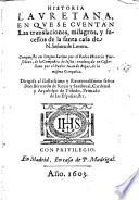 Historia Lauretana...de la S.Casa de N.S.de Loreto