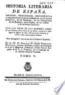 Historia literaria de España