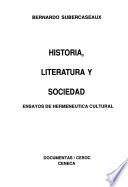 Historia, literatura y sociedad
