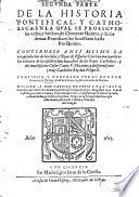 Historia pontifical y católica