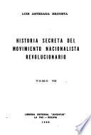 Historia secreta del Movimiento Nacionalista Revolucionario