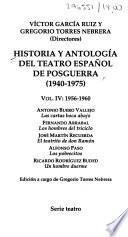 Historia y antología del teatro español de posguerra (1940-1975)