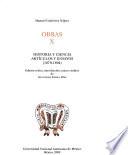 Historia y ciencia, artículos y ensayos (1879-1894)
