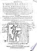 Historia y Milicia Cristiana...