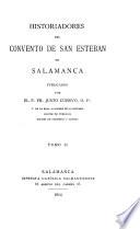 Historiadores del Convento de San Esteban de Salamanca
